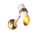 thumbnail image 2 of LNC Directional Wall Sconce,Modern Metal Wall Light,White Gold Finish for Bedroom Living Room, 2 of 13