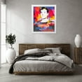 thumbnail image 3 of Stephen Chambers 26x30 White Modern Wood Framed Wall Art Titled - Truth Justice, 3 of 6