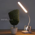 thumbnail image 1 of Lámpara de escritorio LED rosa, inalámbrica, recargable por USB, batería de 1200 mAh, control táctil, 3 colores, brillo ajustable, portátil para niños, lectura, estudio y lectura., 1 of 5