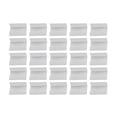 thumbnail image 1 of 25Pcs 6*4cm Acrylic L-shaped Price Tag Display Holder Rack Label Stands Tool, 1 of 10