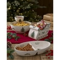 thumbnail image 6 of Spode Christmas Tree Divided Server, 9-Inch Round Festive Serveware, Holiday Entertaining Platter for Side Dishes, Dips, Salads - Fine Porcelain, Dishwasher & Microwave Safe, Christmas Tableware, 6 of 6