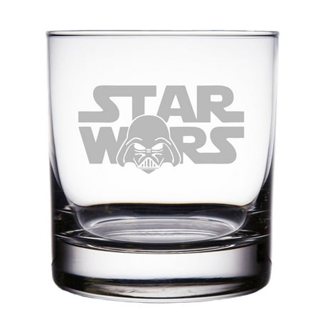 Star Wars Darth Vader Engraved 10 oz Rock Glass