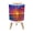 Color 2, variant on Small Trash Can with Lid Serene Beach Sunset Grass Birds Coastal Landscape 1.8 Gallon Dog Proof Trash Can Round Garbage Can Waste Bin Wastebasket for Bathroom Bedroom Living Room