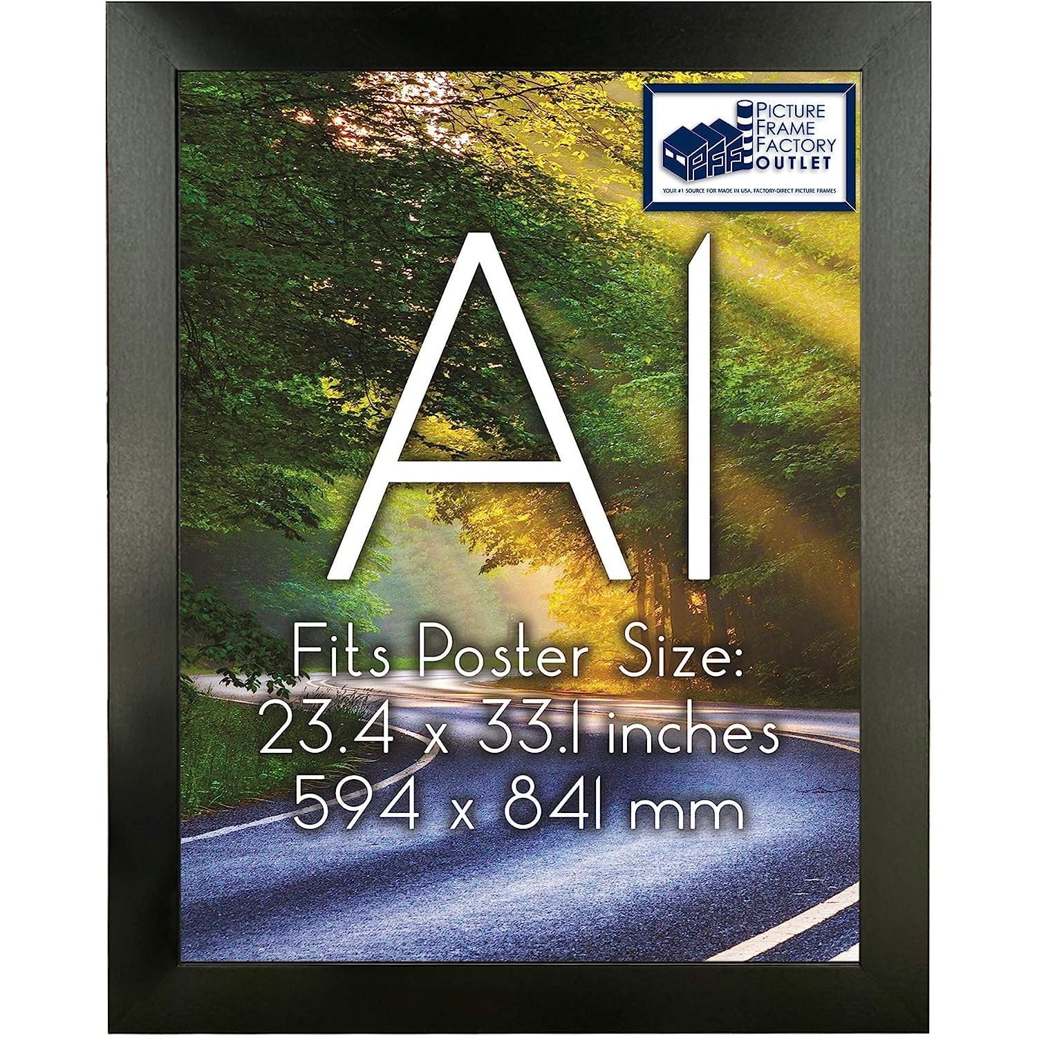 A1 Acrylic Hook-On Poster Holder Set