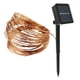 thumbnail image 4 of Guirnalda de luces LED solares para exteriores con cable de cobre, suministros para bodas y fiestas. 8 modelo 10m 100 LED Multicolor, 4 of 9