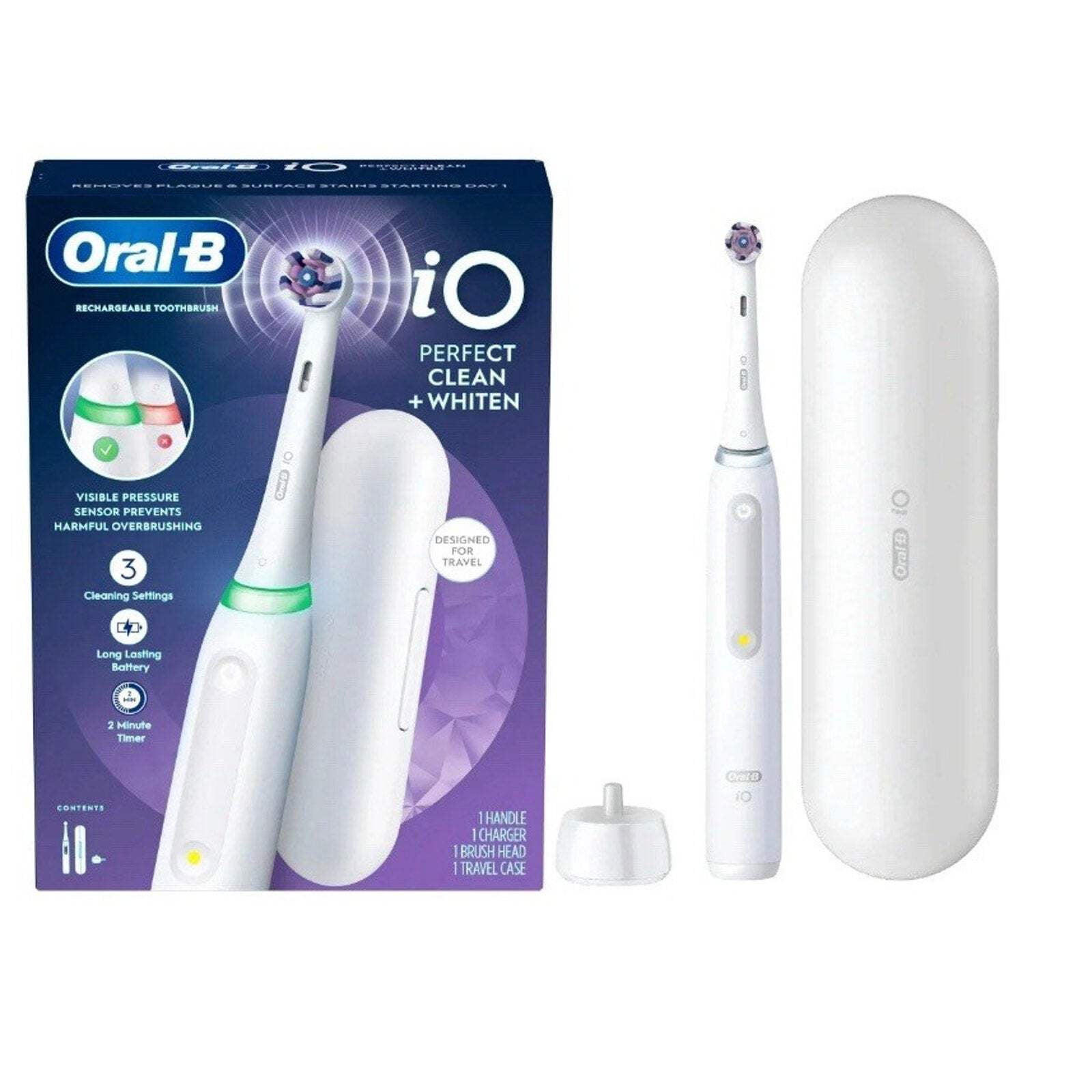 Oral-B iO Series 5 Electric Rechargeable Toothbrush in Blush