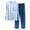BU1, variant on Wyzesi Men Pajama Sets Long Sleeve Flannel Winter Male Leisure Wear Pajama Set Round Neck Long Sleeve Top and Pocket Stretch Pants Solid Color 2Pc Men'S Casual Pajamas Home Clothes
