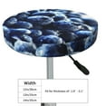 thumbnail image 4 of Naloa Blueberry Round Bar Stool Cushion Cover 12-14 inch, Fits Kitchen, Office, Restaurant Chairs - 14 inch, 4 of 7