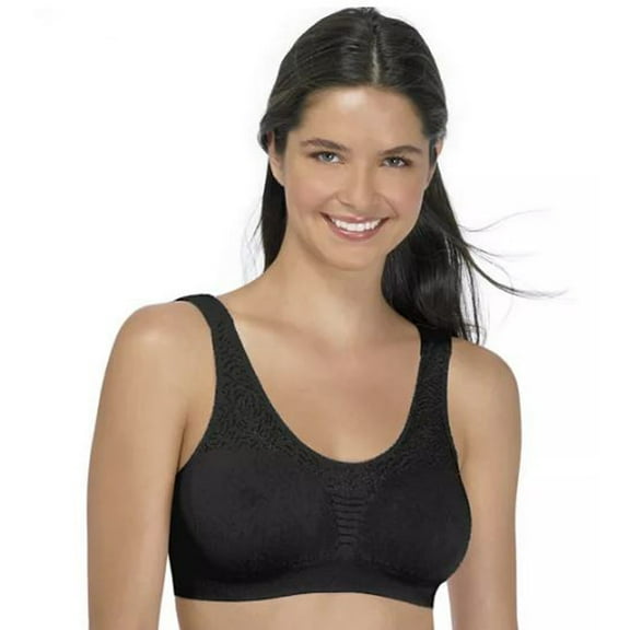 Barely There Passion For Comport Crop Top, Black, 2X-Large