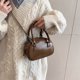 thumbnail image 4 of Bolso tipo cartera informal para mujer, bolso tipo bandolera con cúpula de PU, bolso de compras sencillo, bolso bandolera Retro, 4 of 7