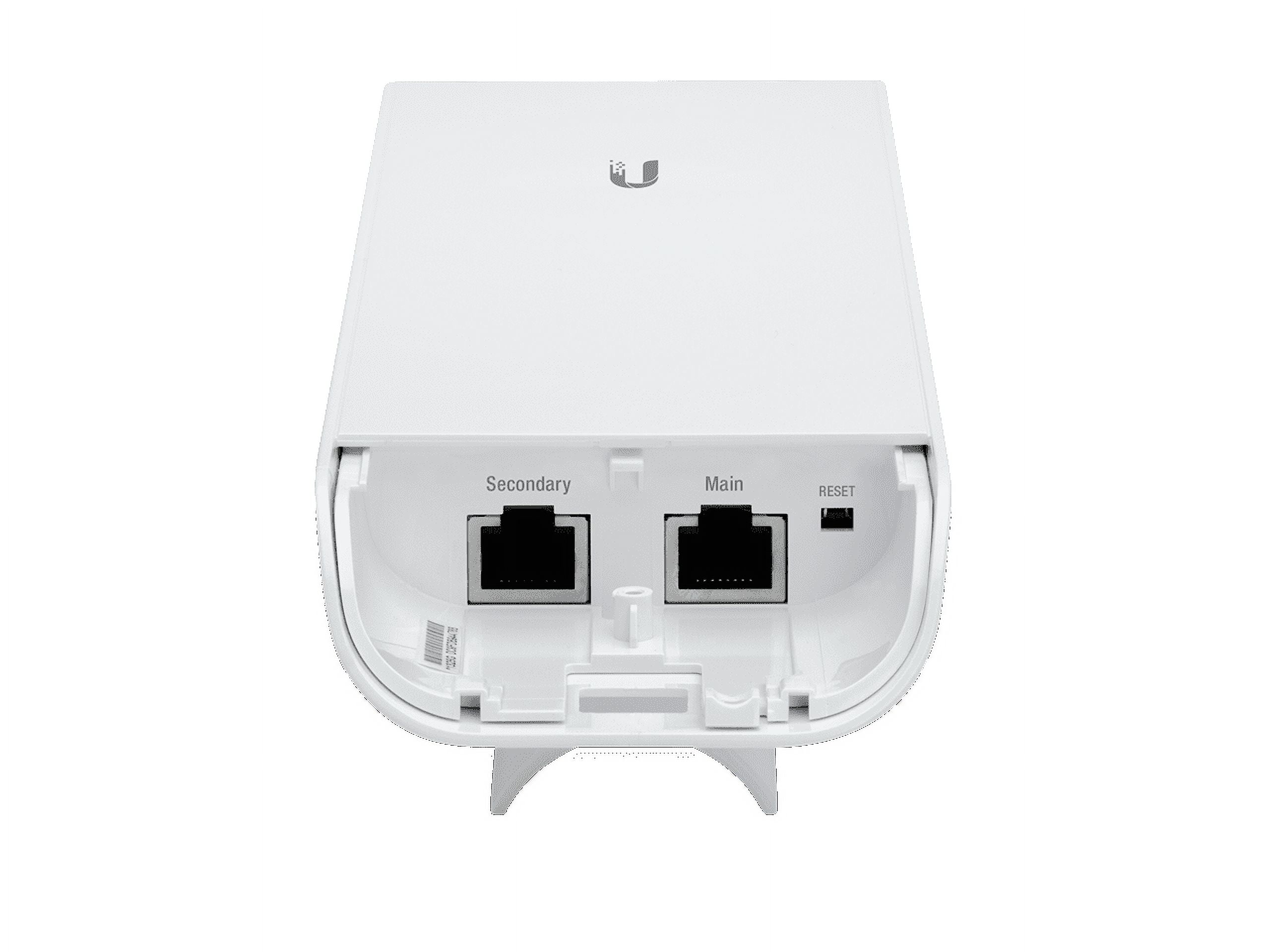 Ubiquiti NanoStationM NSM2 IEEE 802.11n 150 Mbit/s Wireless Bridge - 2.40 GHz - 8.1 Mile Maximum Outdoor Range - MIMO Technology - 2 x Network (RJ-45) - Ethernet, Fast Ethernet - Pole-mountable