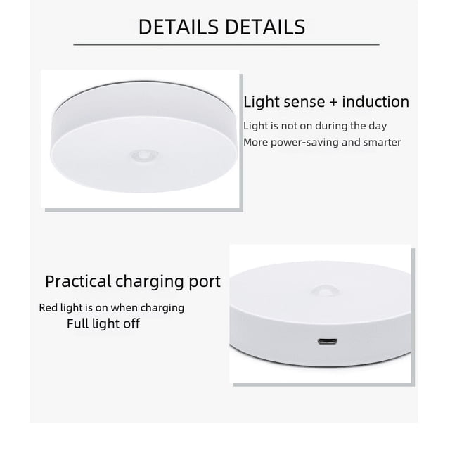 Luz nocturna de inducción del cuerpo humano, luz nocturna LED, lámpara de inducción, lámpara de pasillo, armario, dormitorio, lámpara de noche
