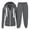 Gray A, variant on Edvintorg Sets for Women Long Sleeve Zip up Hooded Sweatshirt Jogging Suits Fashion Casual Outfits Sweatsuits Women 2 Piece Outfit