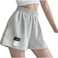 thumbnail image 2 of uublik Short Shorts for Women Super Soft Lounge Shorts Gray, 2 of 4