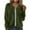YA-Army Green, variant on UVEASISHA Womens Zip Up Cable Knit Sweater Long Sleeve Open Front Cardigan Sweaters Casual Outwear Coats with Pockets White XL