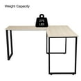 thumbnail image 5 of 59" Simple Style Corner Desk L-Shaped Office Desk Computer Desk, Space-Saving Writing Workstation, Home Office Business Furniture, 5 of 8