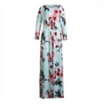 thumbnail image 1 of Binpure Robe Assortie Maman et Moi, Robe Florale à Carreaux à Manches Longues et Col Rond, 1 of 6