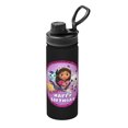 thumbnail image 1 of Botella de agua térmica Gabby_Dollhouse de 18 oz, de acero inoxidable, novedosa, deportiva, portátil, para viajes, gimnasios al aire libre., 1 of 5