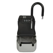 Vault Locks 5500 Key Lock Box with 4-Digit Combo, 3-Digit Shackle, Extra Security, Silver