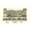 thumbnail image 2 of Stoner 14x10 Gold Ornate Wood Framed with Double Matting Museum Art Print Titled - Clark South Dakota - Stoner 1883, 2 of 4