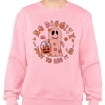 thumbnail image 2 of Bag it up Halloween Sweatshirt Unisex Medium Pink, 2 of 5