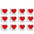 thumbnail image 4 of 12 - Piece Red Heart Cupcake Toppers for Special Occasions, 4 of 6