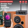 thumbnail image 2 of Amplificador de audio doméstico Pyle PDA22BT Bluetooth 5.0 2x100W, 2 of 7