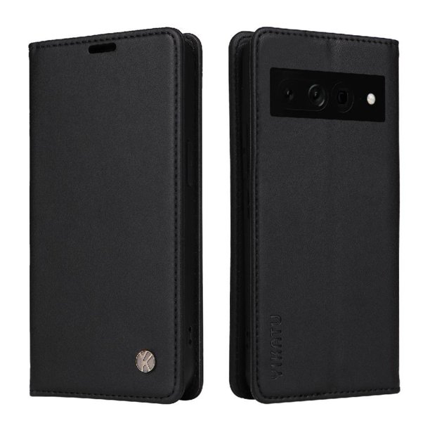 Funda para Google Pixel 7 Pro Estuche de Cuero PU Tipo Cartera con Ranuras para Tarjetas y Cierre Magnético