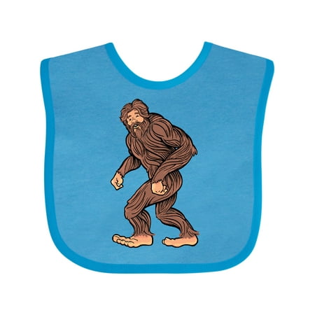 

Inktastic Bigfoot Happy Sasquatch Boys or Girls Baby Bib