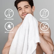 Bath Body Care Spa Gift Basket Sets for Men - 8 Pcs Luxury Leathers Scented Skin Self Care Kit Birthday Gifts for Him Grandpa