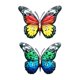 thumbnail image 1 of 2x Mariposa Pared Escultura Estatuilla Interior Jardín Patio Decorativo, 1 of 9