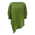 thumbnail image 4 of Vedolay Womens Tops Loose Soft T-Shirts for Women Tops Blouses Green,2XL, 4 of 5