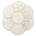 thumbnail image 3 of 2800PCS Half Pearls, Half Flatback Round Pearl Bead Loose Beads for DIY Crafts, 7 Size: 2mm,3mm,4mm,5mm,6mm,8mm,10mm - milky white, 3 of 6