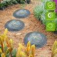thumbnail image 2 of Sylvtty Garden Stepping Stone Glow-in-The-Dark Butterfly Insect Resin Garden Stone Moon Sun Star Stepping Stone for Patio Lawn, 2 of 7