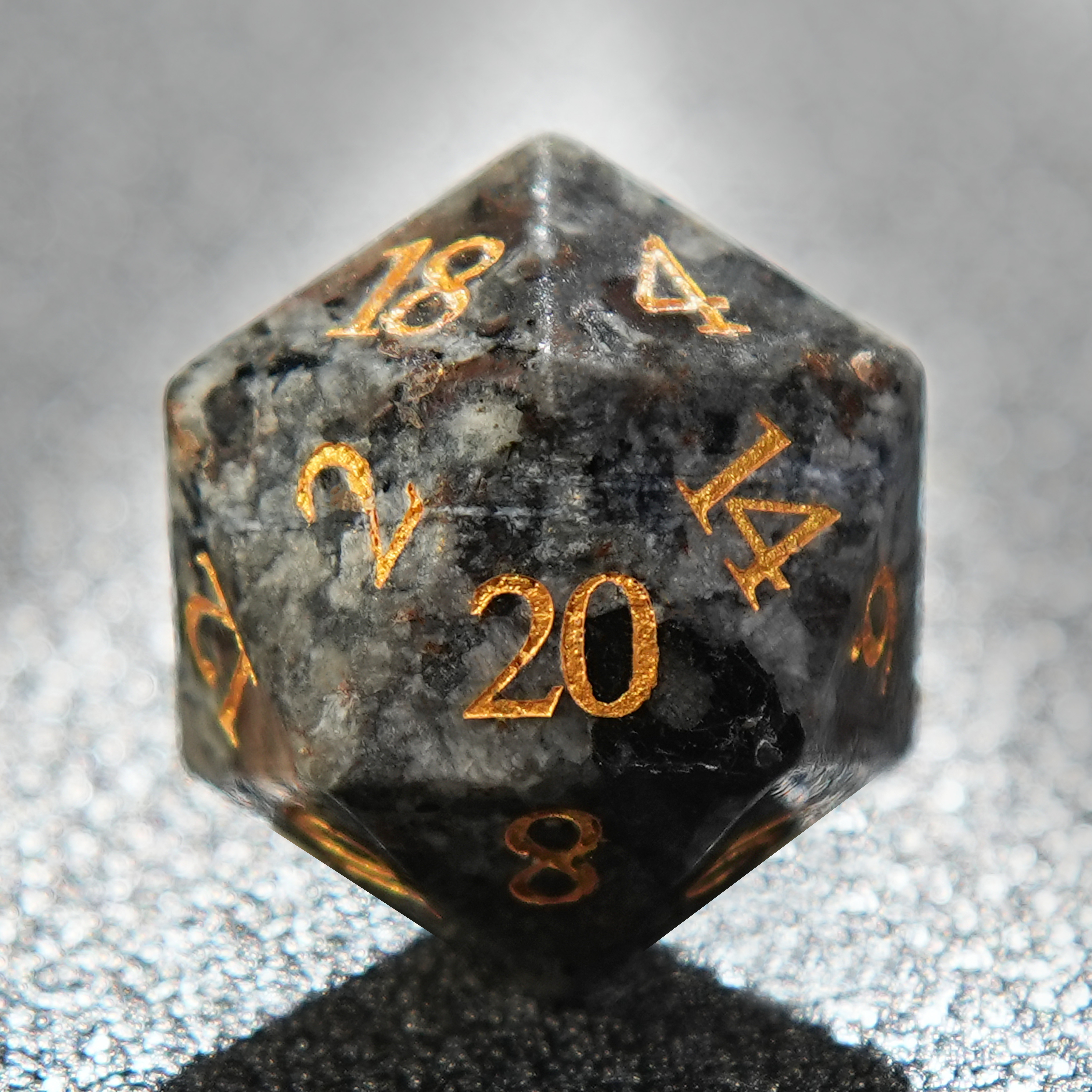 HOONGKAI DND Dice Set,7 Pcs,Volcano Eruption Lava Gem Dice Set with Gift Box , for Dungeons and Dragons D&D RPG MTG Table Games for 5 Years & up, All Ages