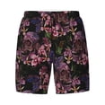 thumbnail image 4 of Lsque Mens Swim Trunks Orchids Flowers Pattern - Bathing Suit Compression Liner - Beach Swim Shorts Swimwear - (S-3XL) - Stretch Quick Dry -XX-Large, 4 of 9