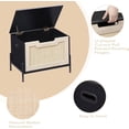 thumbnail image 2 of Bingirl Banc et Armoire de Rangement Multifonctions de 24 Pouces - Table Basse de Rangement avec Boîte de Rangement, Idéal pour la Chambre, l'Entrée et le Salon, 2 of 5