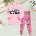 thumbnail image 2 of Leey-World Bamboo Viscose Toddler Pajamas Boys Girls Baby Pjs Sets Kids Long-Sleeve Snug fit Sleepwear 6-12 Months 12-24 Months 2t 3t 4t 5t 6t 7t 8t 9t Children(Pink,5-6 Years), 2 of 6