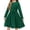 Dark Green, variant on Arshiner Girls Long Sleeve Dress A line Twirly Skater Casual Bow Tie Dress