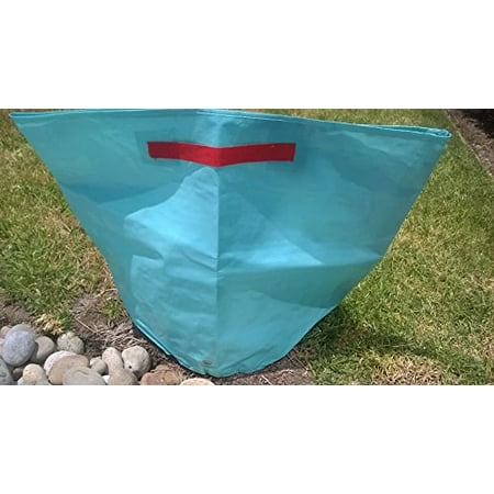 Mr. Garden Eco-friendly Waterproof PE Grow Bag for Vegetables, Flowers, Light Blue,Outdoor Vertical Greening Garden Plant Bags, 3 (Best Way To Water A Vegetable Garden)