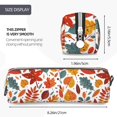 thumbnail image 3 of Vsdgher Autumn Leaves Leather Pencil Case, Makeup Pouch, Zipper Pouch for Daily Essentials, Storage Organizer, Cosmetics and Stationary Bag, 3 of 7