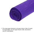 thumbnail image 3 of Uxcell Crepe Paper Roll 8.2ft Long 10 Inch Wide for Wedding Ceremony Various Large Festivals Decoration,Dark Blue, 3 of 6