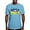 Baby Blue, variant on CafePress - Distressed, 80S Style, Ukraine, Ghost Of Kyiv, Zel - Fitted T-Shirt, Vintage Fit Soft Cotton Tee