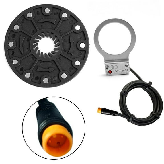 Electric Bicycle Pedal Assist Sensor Magnetic Booster Waterproof Connector36/48V Fangkenuo