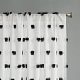 thumbnail image 3 of Home Essence Apartment Ashley Pom Pom Embellished Window Panel, 3 of 7