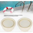 thumbnail image 3 of White Rubber Bumpers for Pool Ladders, Set of 2 Non-Slip Protectors for Swimming Pool Steps, 3 of 5