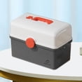 thumbnail image 1 of Caja de ayuda Médica Yinane organizador de medicamentos Gris XL, 1 of 8