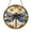 Acrylic 3.5 Inch, variant on Colorful Dragonfly Stained Glass Style Suncatcher Window Hanging Decor, Blue Amber Insect Glass Art Panel for Window Decoration Gift