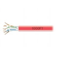 thumbnail image 3 of 4PAIR 1000FT CAT6 RED SOLID BULK PVC PULL BOX CABLE 550MHZ, 3 of 3