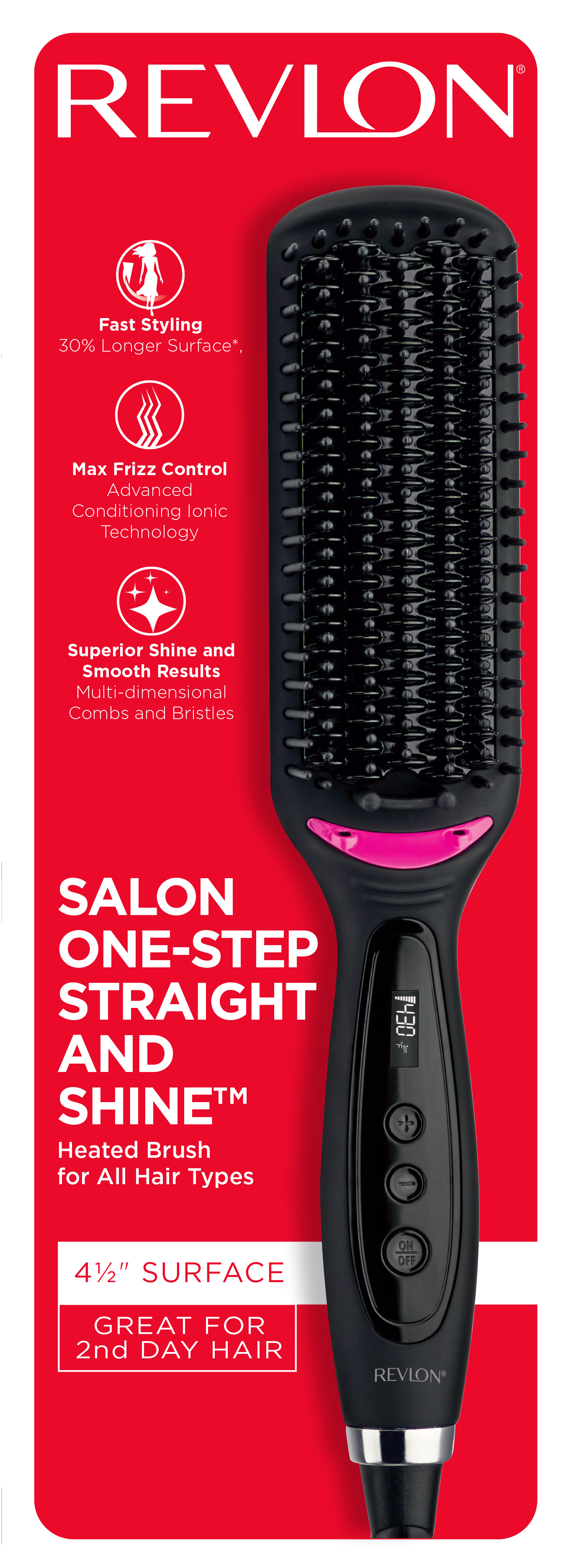 Revlon Extra Long Ceramic Hair Straightening Brush photo 7